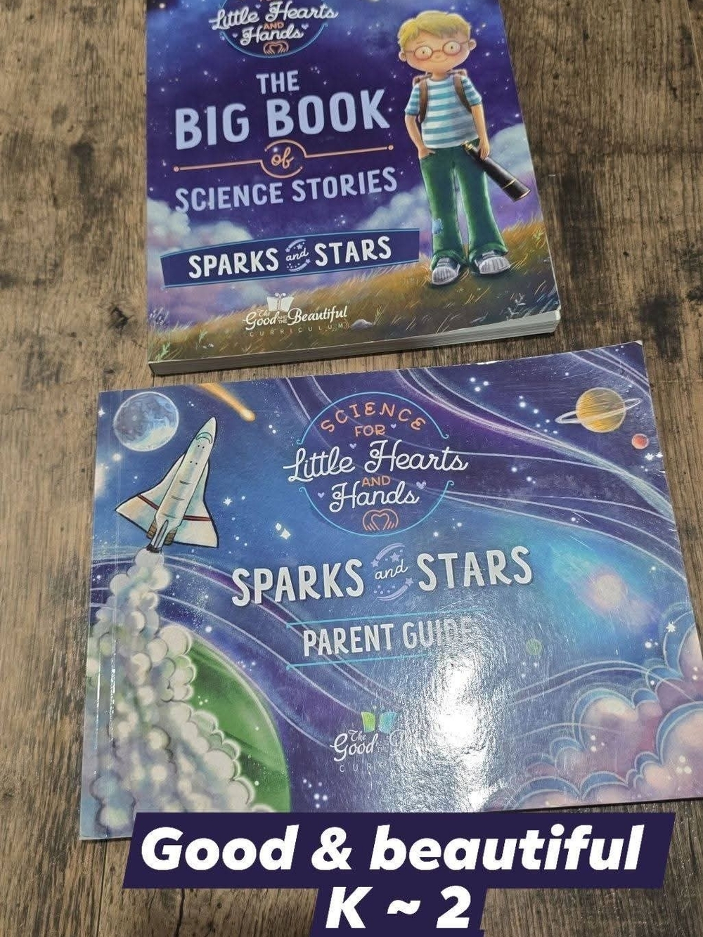Sparks and Stars Science Book Set - Blue